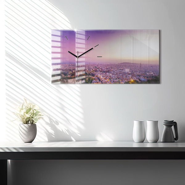 Horizontale Uhr Barcelona Bunker El Carmel