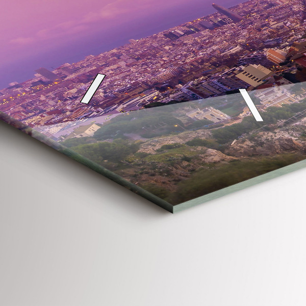 Horizontale Uhr Barcelona Bunker El Carmel