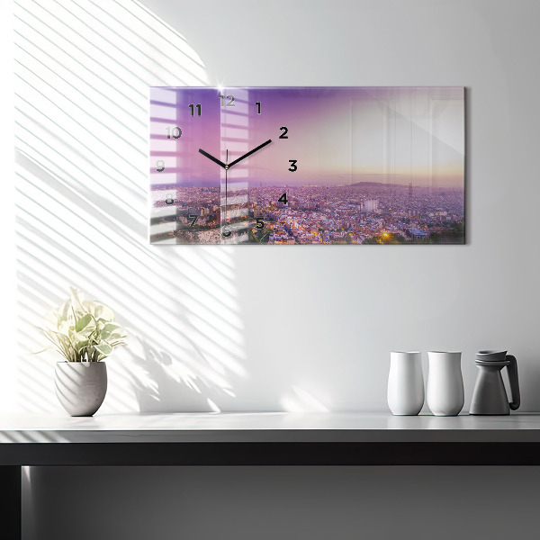 Horizontale Uhr Barcelona Bunker El Carmel