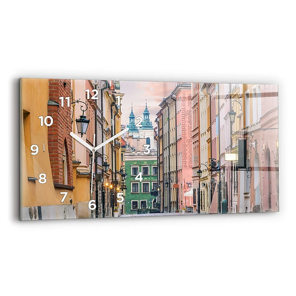 Horizontale Uhr Alte Stadt in Warschau