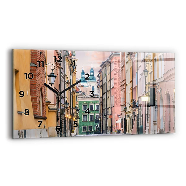 Horizontale Uhr Alte Stadt in Warschau