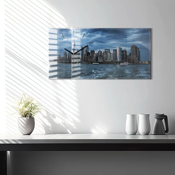 Horizontale Uhr Panorama von New York City