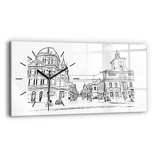 Horizontale Uhr Illustration der Stadt Poznan