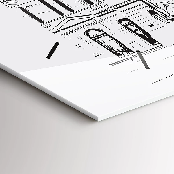Horizontale Uhr Illustration der Stadt Poznan