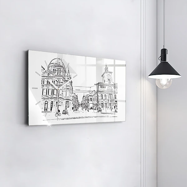 Horizontale Uhr Illustration der Stadt Poznan