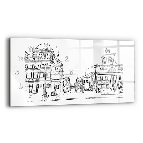 Horizontale Uhr Illustration der Stadt Poznan
