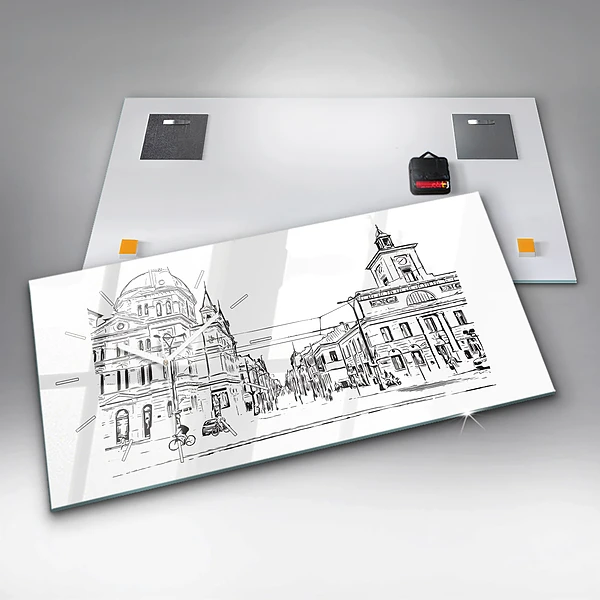 Horizontale Uhr Illustration der Stadt Poznan