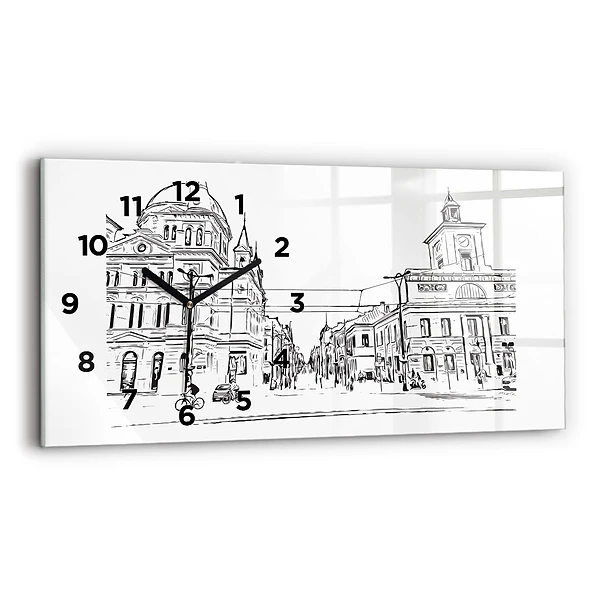 Horizontale Uhr Illustration der Stadt Poznan