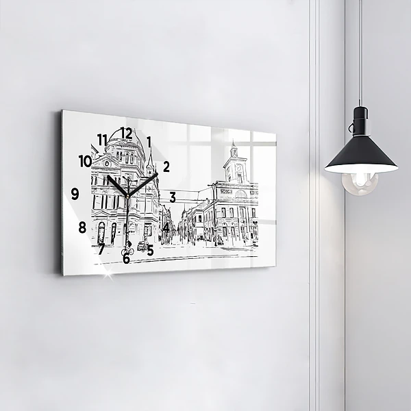 Horizontale Uhr Illustration der Stadt Poznan