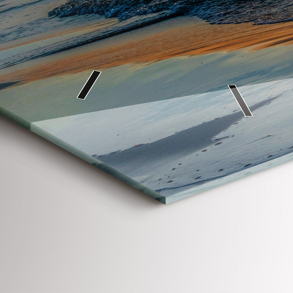 Horizontale Uhr mit motiv Władysławowo Ostsee