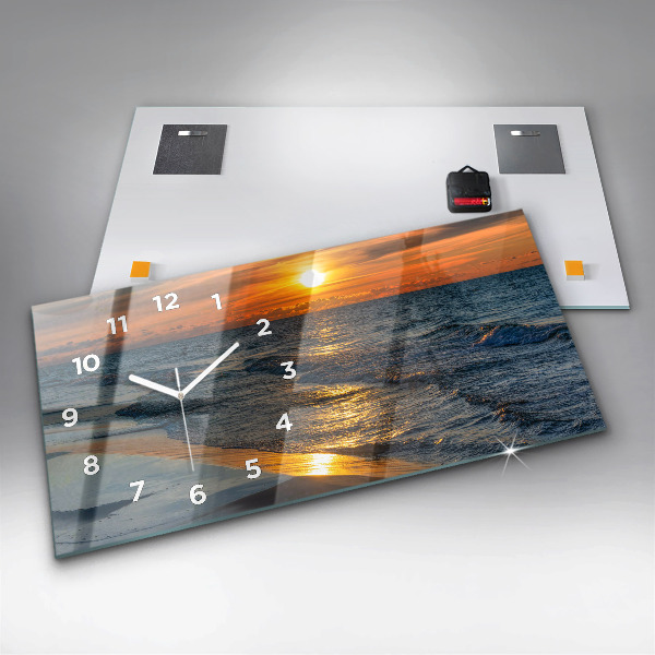 Horizontale Uhr mit motiv Władysławowo Ostsee