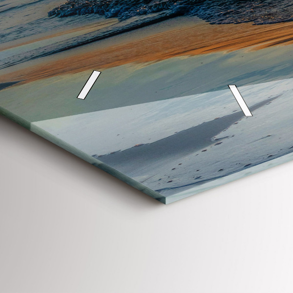 Horizontale Uhr mit motiv Władysławowo Ostsee