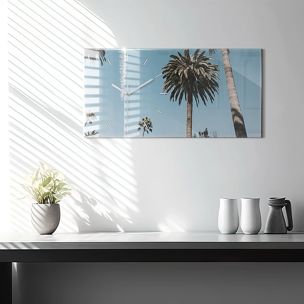 Horizontale Uhr Palmen in Los Angeles
