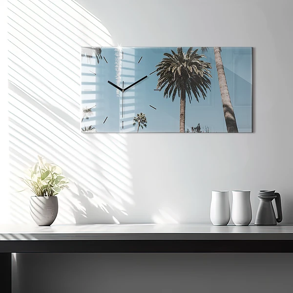 Horizontale Uhr Palmen in Los Angeles