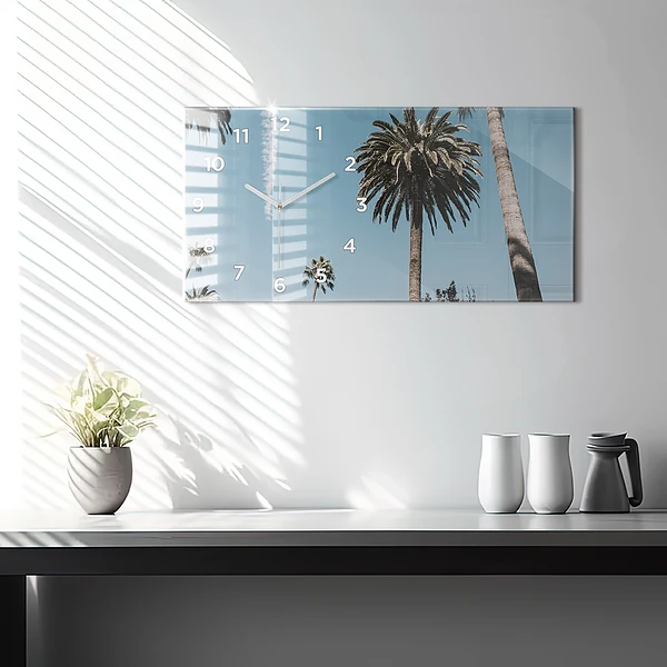 Horizontale Uhr Palmen in Los Angeles