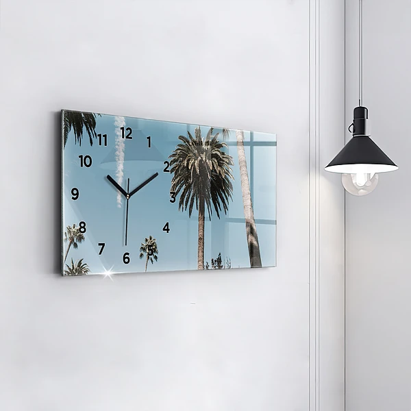 Horizontale Uhr Palmen in Los Angeles
