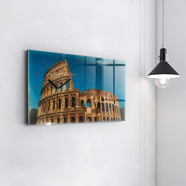 Horizontale Uhr mit motiv Kolosseum in Italien