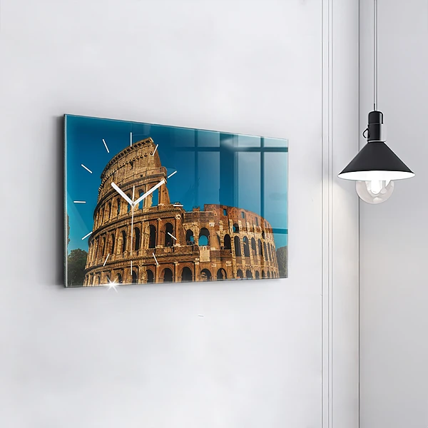 Horizontale Uhr mit motiv Kolosseum in Italien