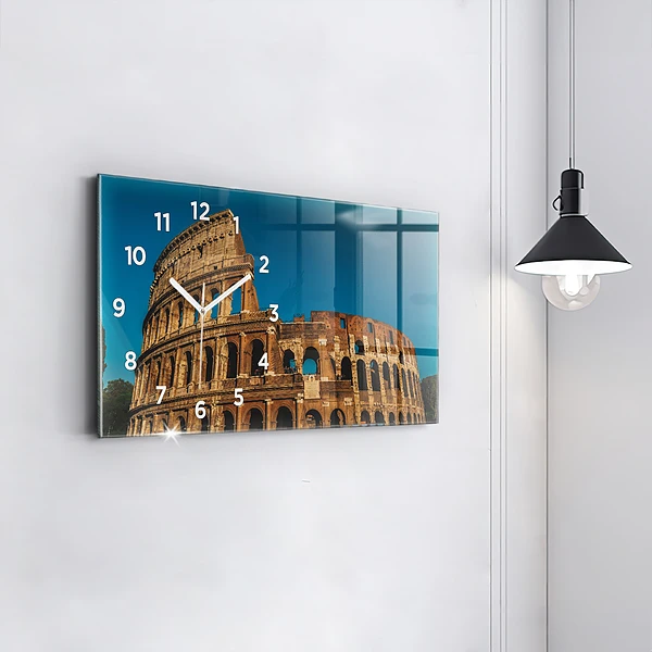 Horizontale Uhr mit motiv Kolosseum in Italien