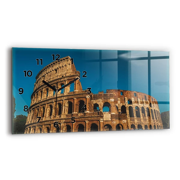 Horizontale Uhr mit motiv Kolosseum in Italien