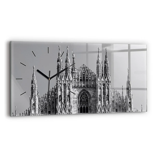 Horizontale Uhr mit motiv Dom von Mailand Kathedrale