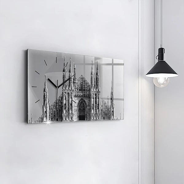 Horizontale Uhr mit motiv Dom von Mailand Kathedrale