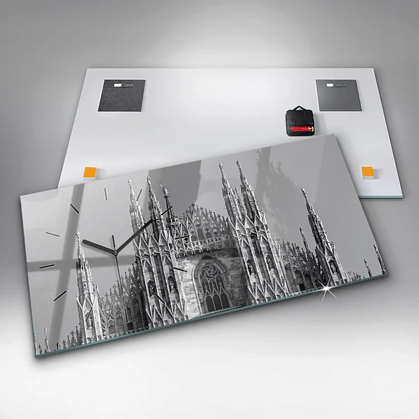 Horizontale Uhr mit motiv Dom von Mailand Kathedrale