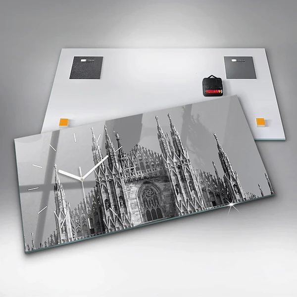 Horizontale Uhr mit motiv Dom von Mailand Kathedrale