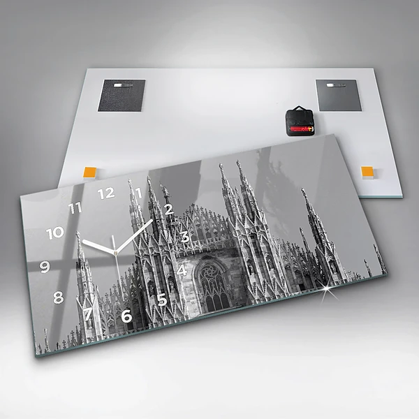 Horizontale Uhr mit motiv Dom von Mailand Kathedrale