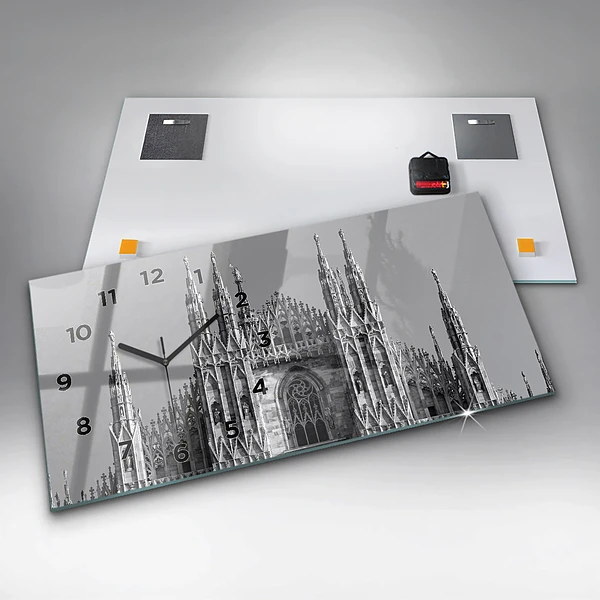 Horizontale Uhr mit motiv Dom von Mailand Kathedrale