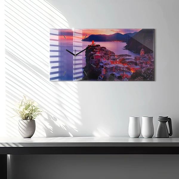 Horizontale Uhr Inschrift der Erinnerungen