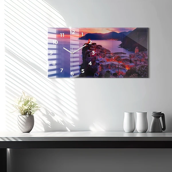 Horizontale Uhr Inschrift der Erinnerungen