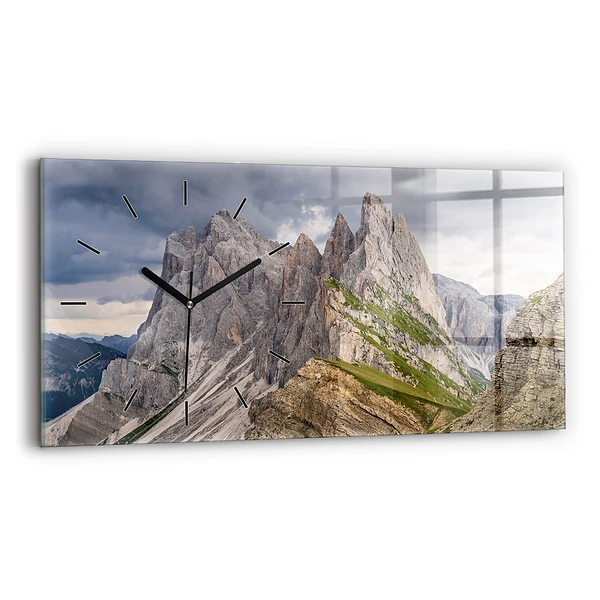 Horizontale Uhr Felsige Berge