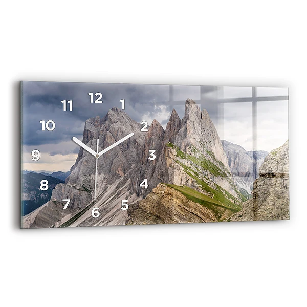 Horizontale Uhr Felsige Berge