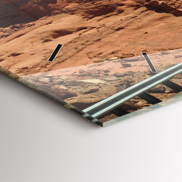 Horizontale Uhr Die Route 66 in den USA