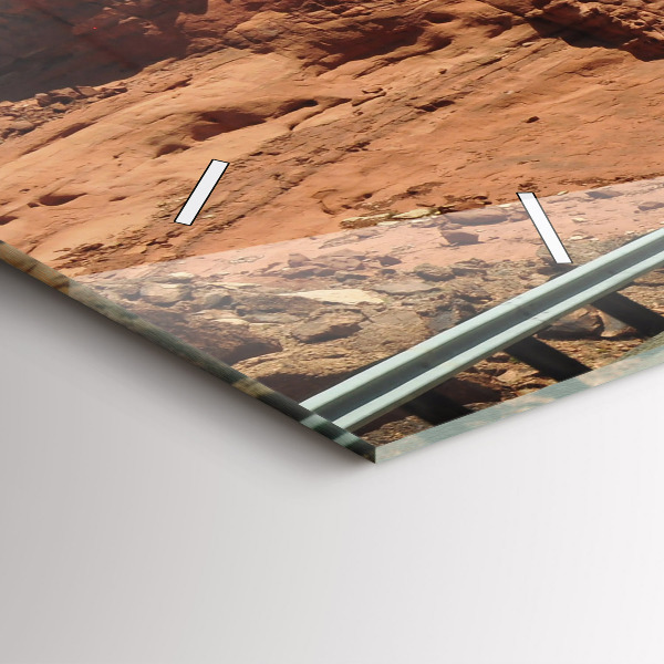 Horizontale Uhr Die Route 66 in den USA