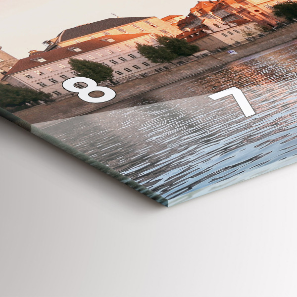 Horizontale Uhr Karlsbrücke in Prag