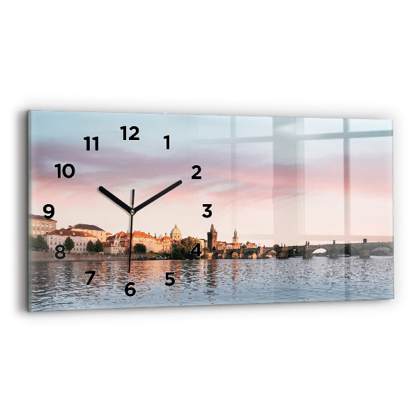 Horizontale Uhr Karlsbrücke in Prag