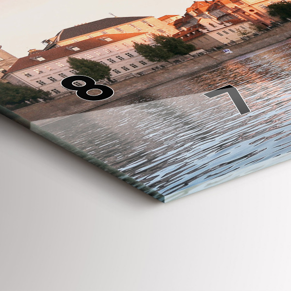 Horizontale Uhr Karlsbrücke in Prag