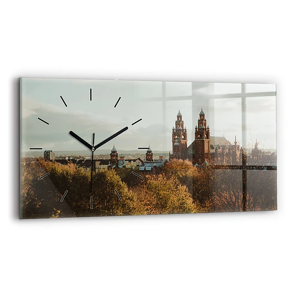 Horizontale Uhr mit motiv Kunstgalerie in Glasgow