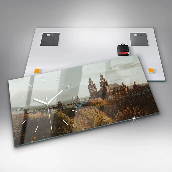 Horizontale Uhr mit motiv Kunstgalerie in Glasgow