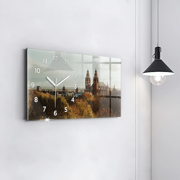 Horizontale Uhr mit motiv Kunstgalerie in Glasgow