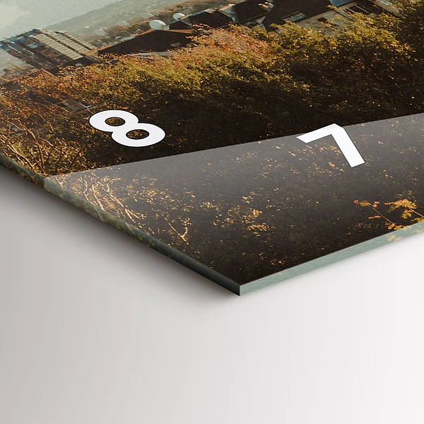 Horizontale Uhr mit motiv Kunstgalerie in Glasgow