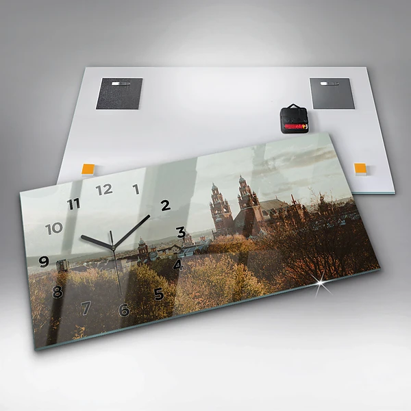 Horizontale Uhr mit motiv Kunstgalerie in Glasgow