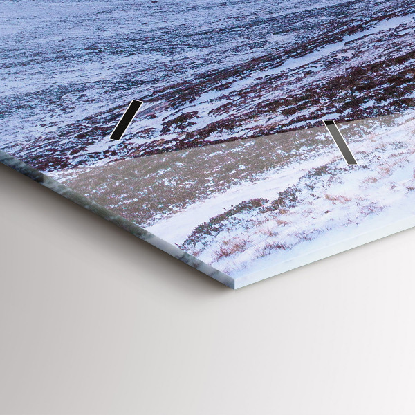 Horizontale Uhr Hütte in den Bergen