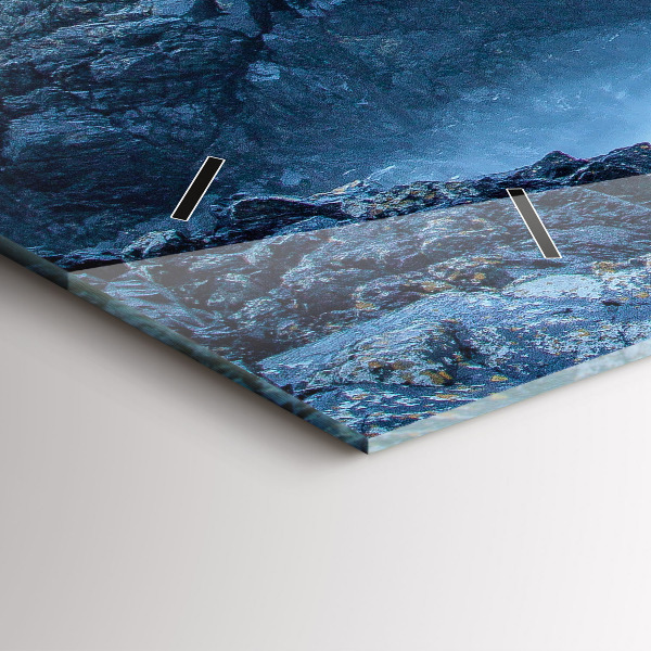 Horizontale Uhr mit motiv Leuchtturm