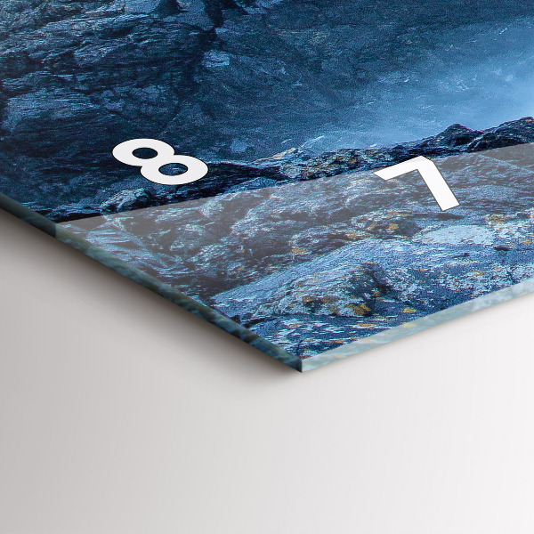 Horizontale Uhr mit motiv Leuchtturm