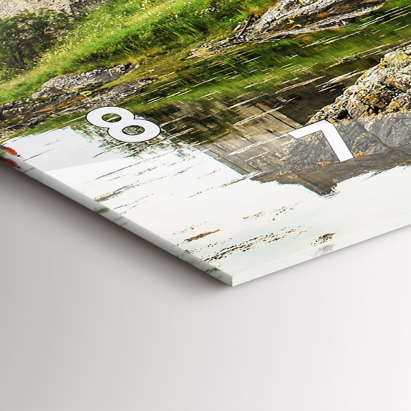 Horizontale Uhr Schloss Eilean Donan in Schottland