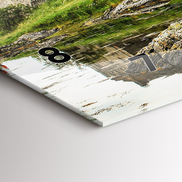 Horizontale Uhr Schloss Eilean Donan in Schottland