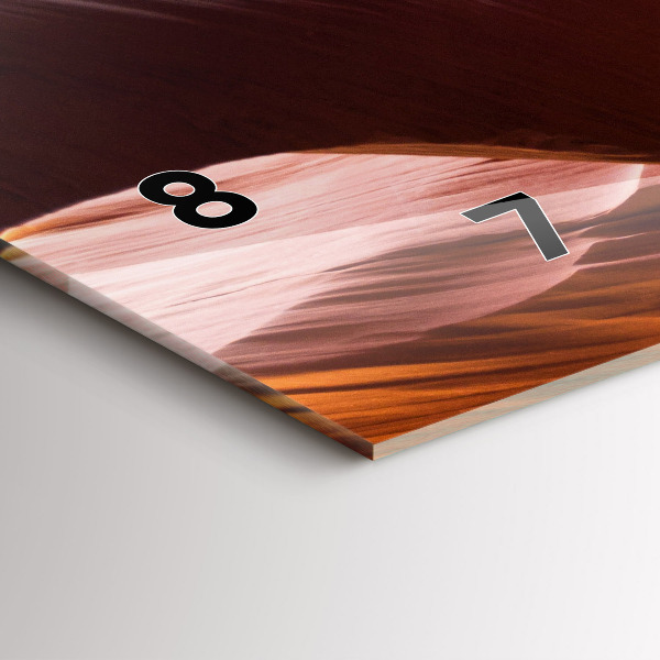 Horizontale Uhr mit motiv Antilopenschlucht